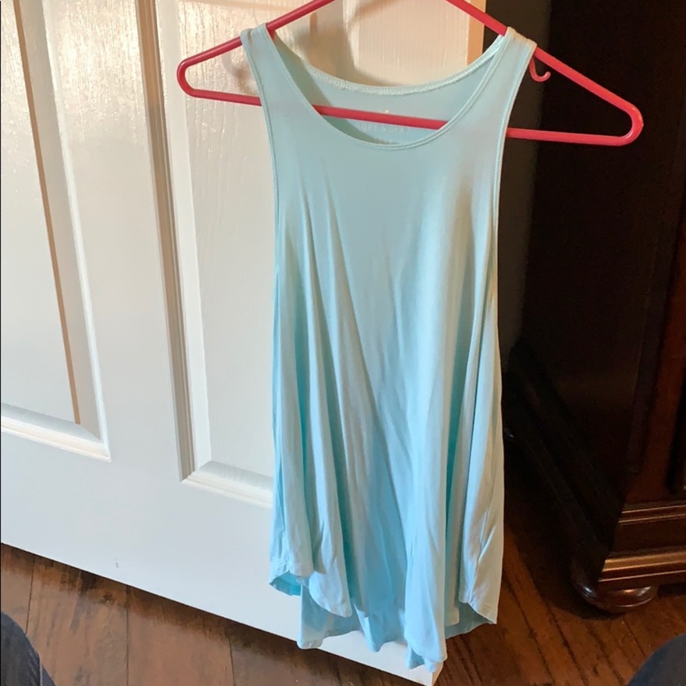 Blue tank top